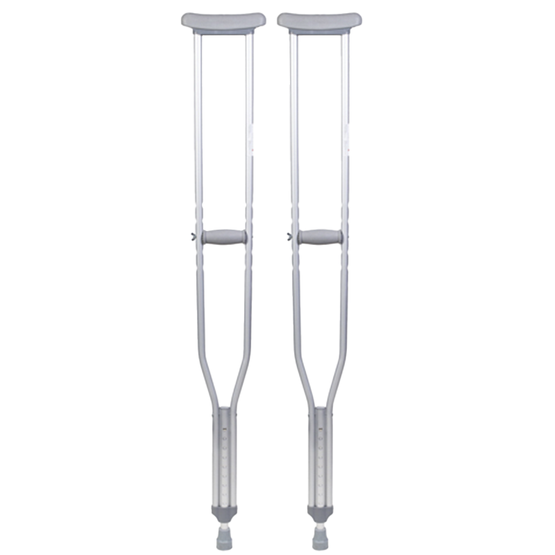 Милиці пахвові алюмінієві (пара), H = 114-134 см. арт.10022/С/Е